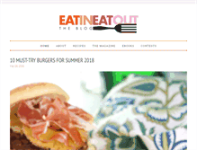 Tablet Screenshot of eatineatout.ca